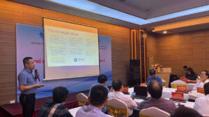 DTA diện diện giới thiệu phần mềm Chăn nuôi thông minh tại hội thảo chuyển đổi số Phú Thọ